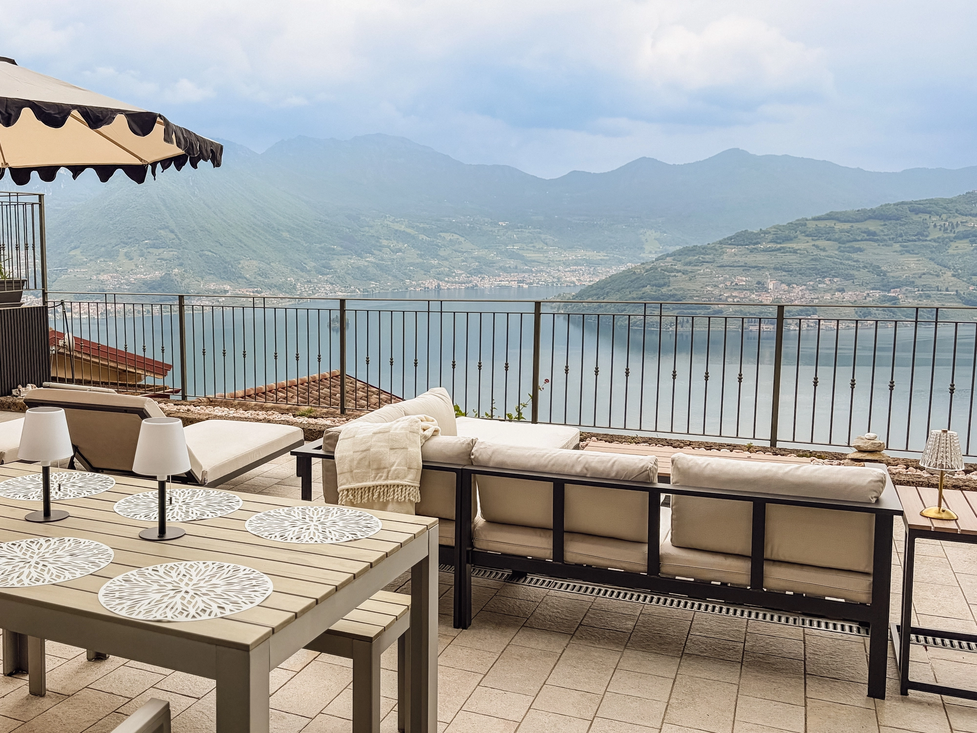 Terrace at golden hour
